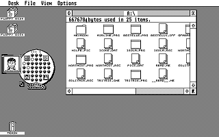 Solitaire atari screenshot